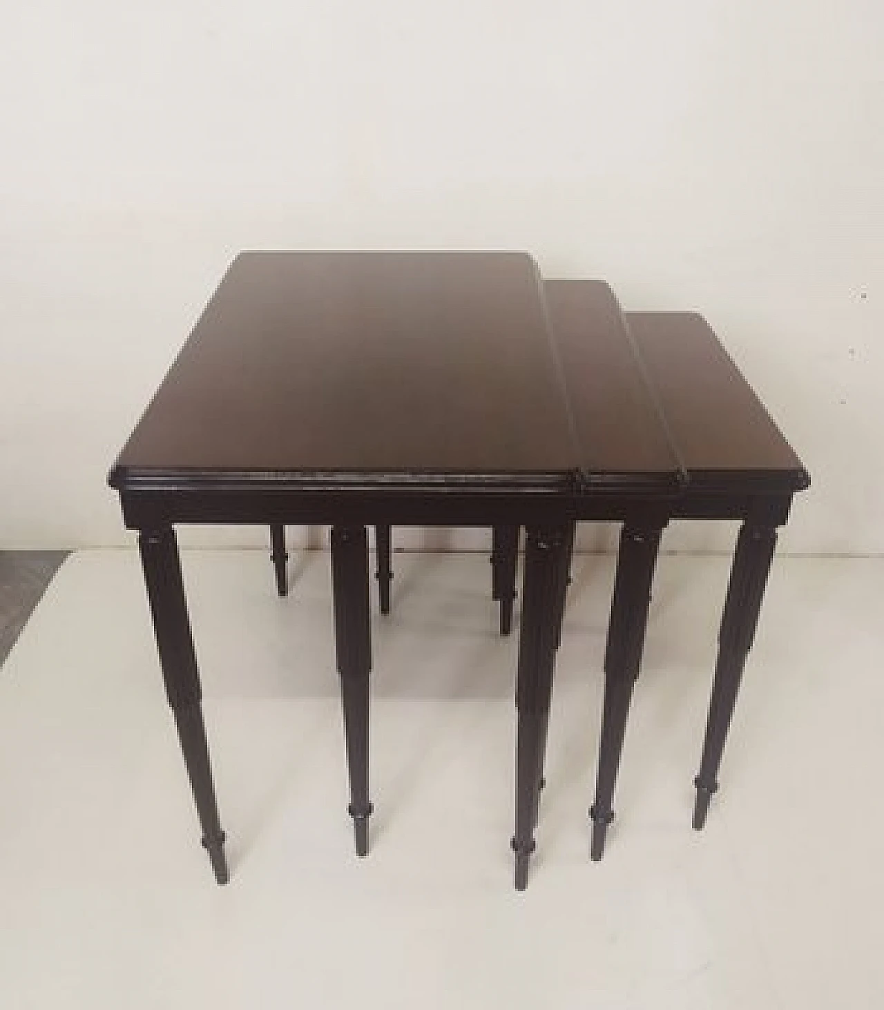 3 Small nesting tables, 1940s 5