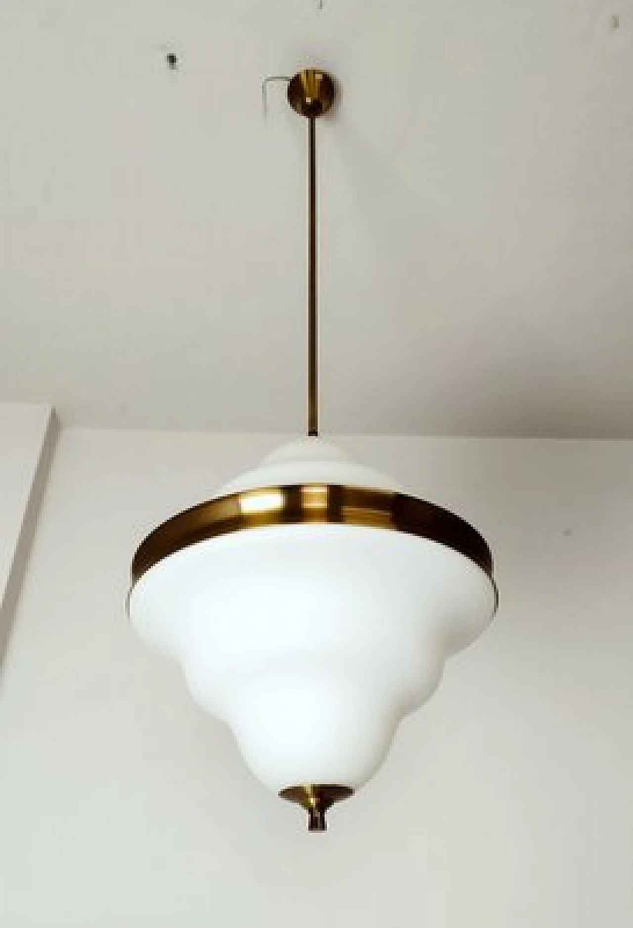 Glass pendant light by Arredoluce, 1950s 2