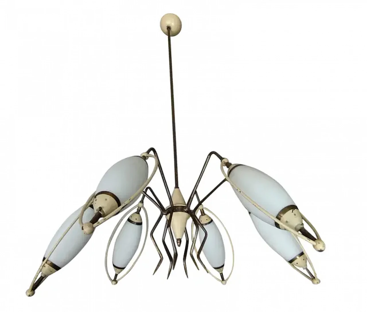 Chandelier attributed to Stilnovo, 1950s 1