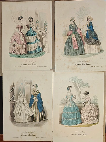 Milanese fashion prints, 19th century