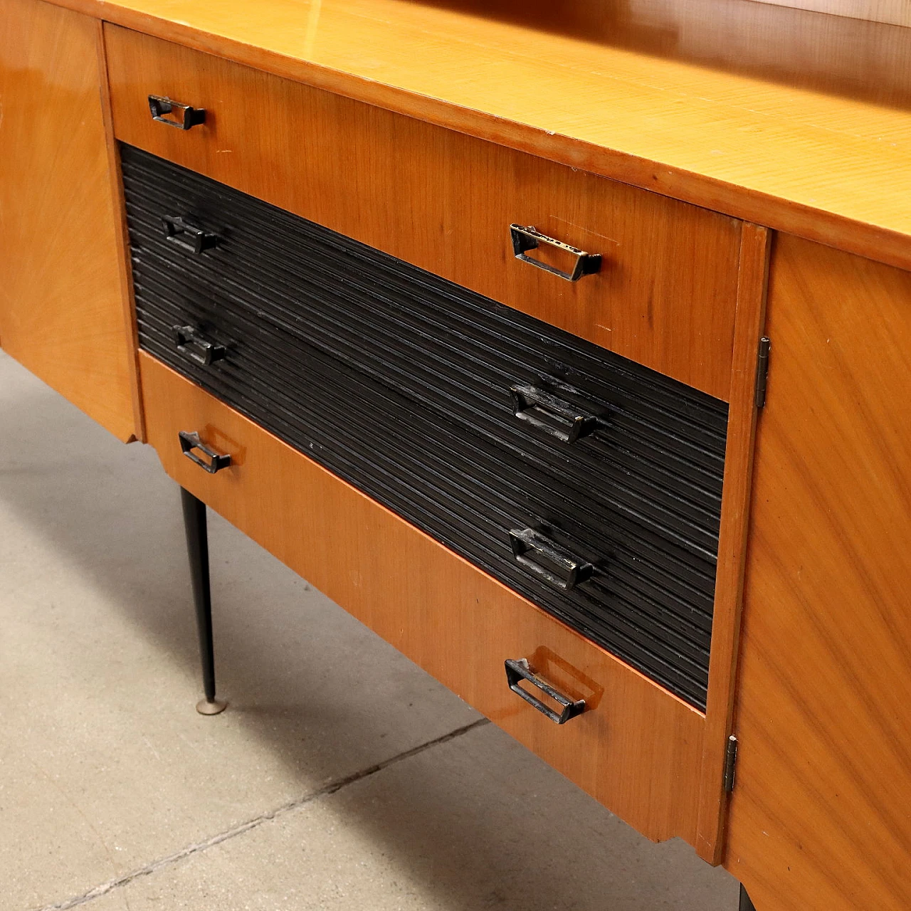 Wooden sideboard cabinet, 1960s 7