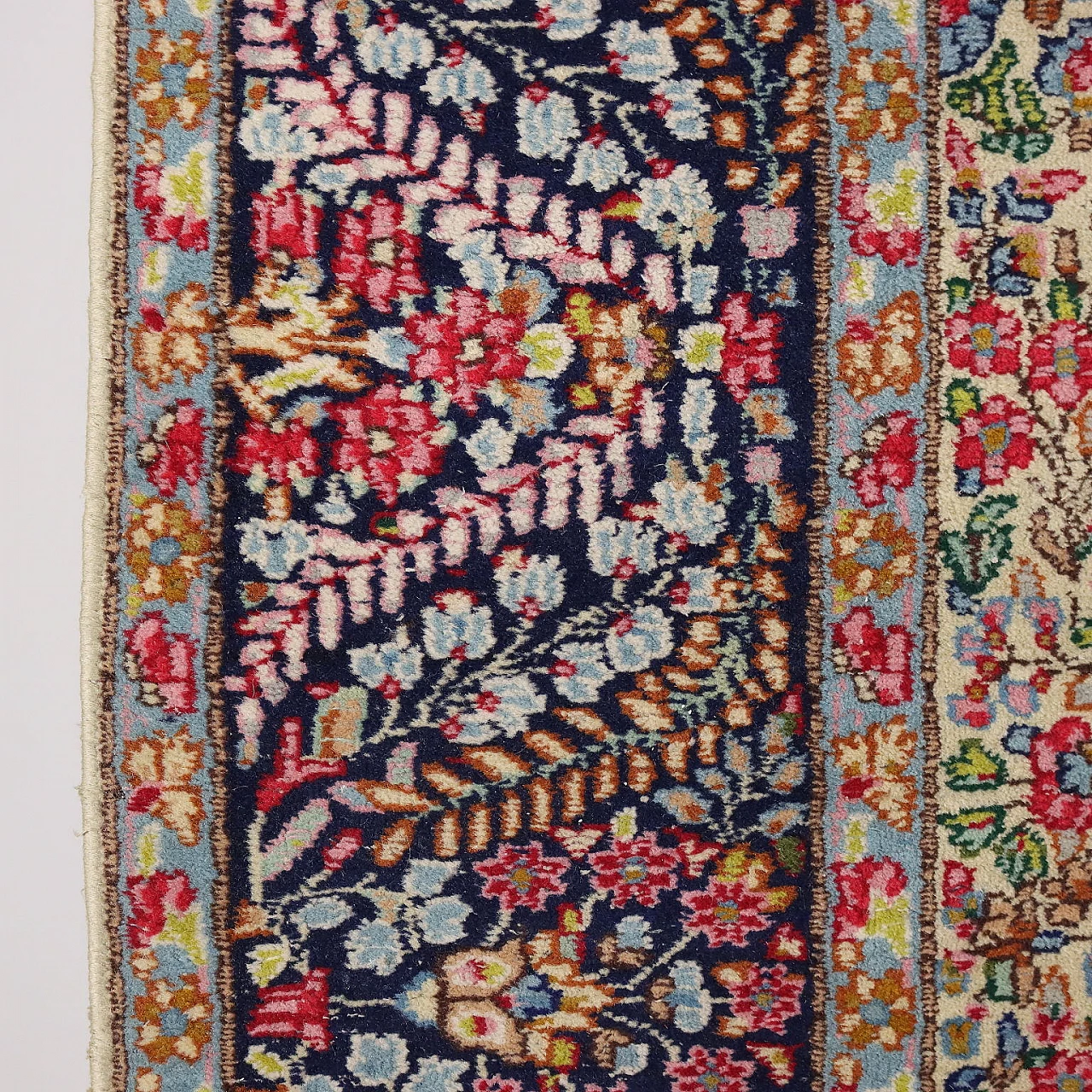 Kerman cotton and wool carpet, late 20th century 5