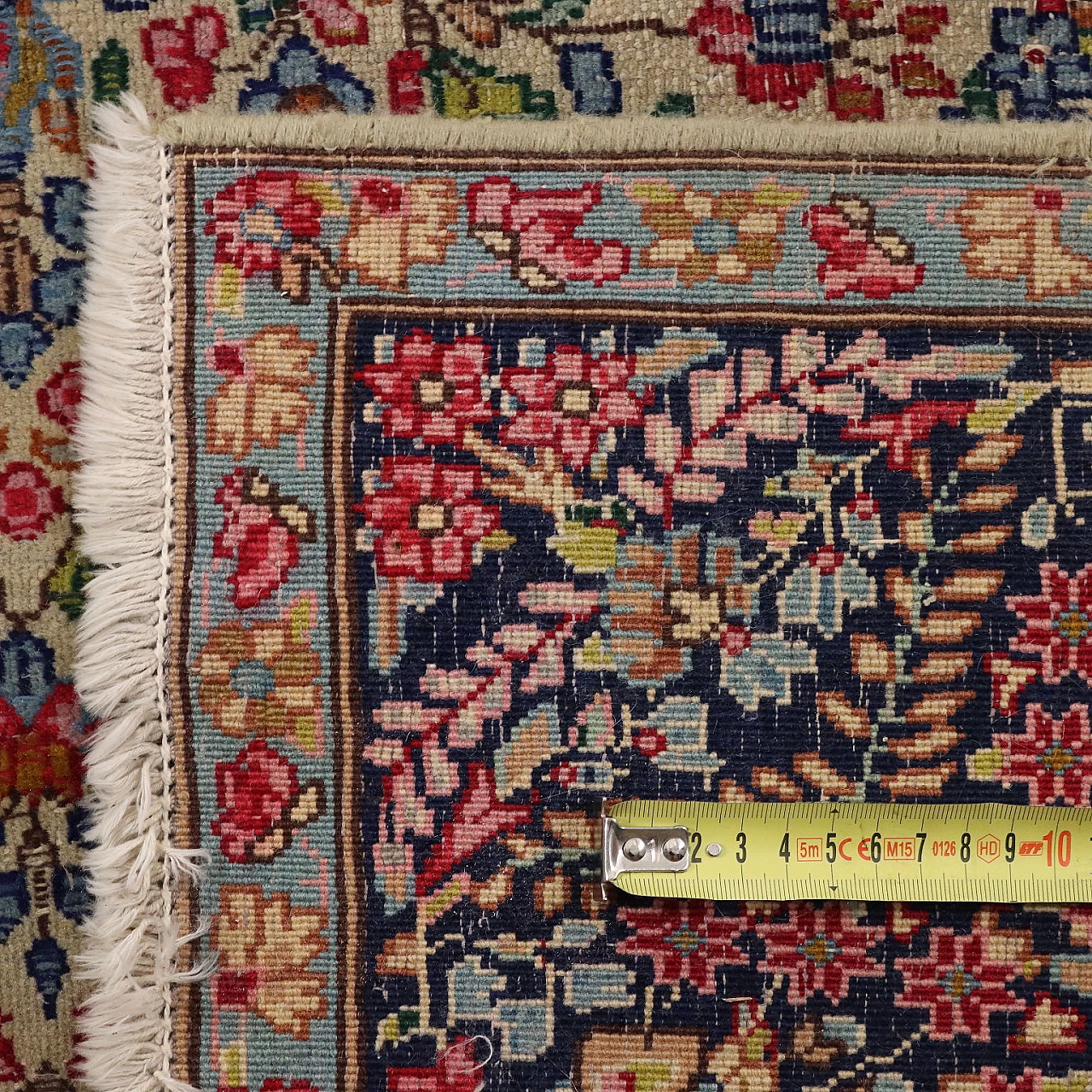 Kerman cotton and wool carpet, late 20th century 6