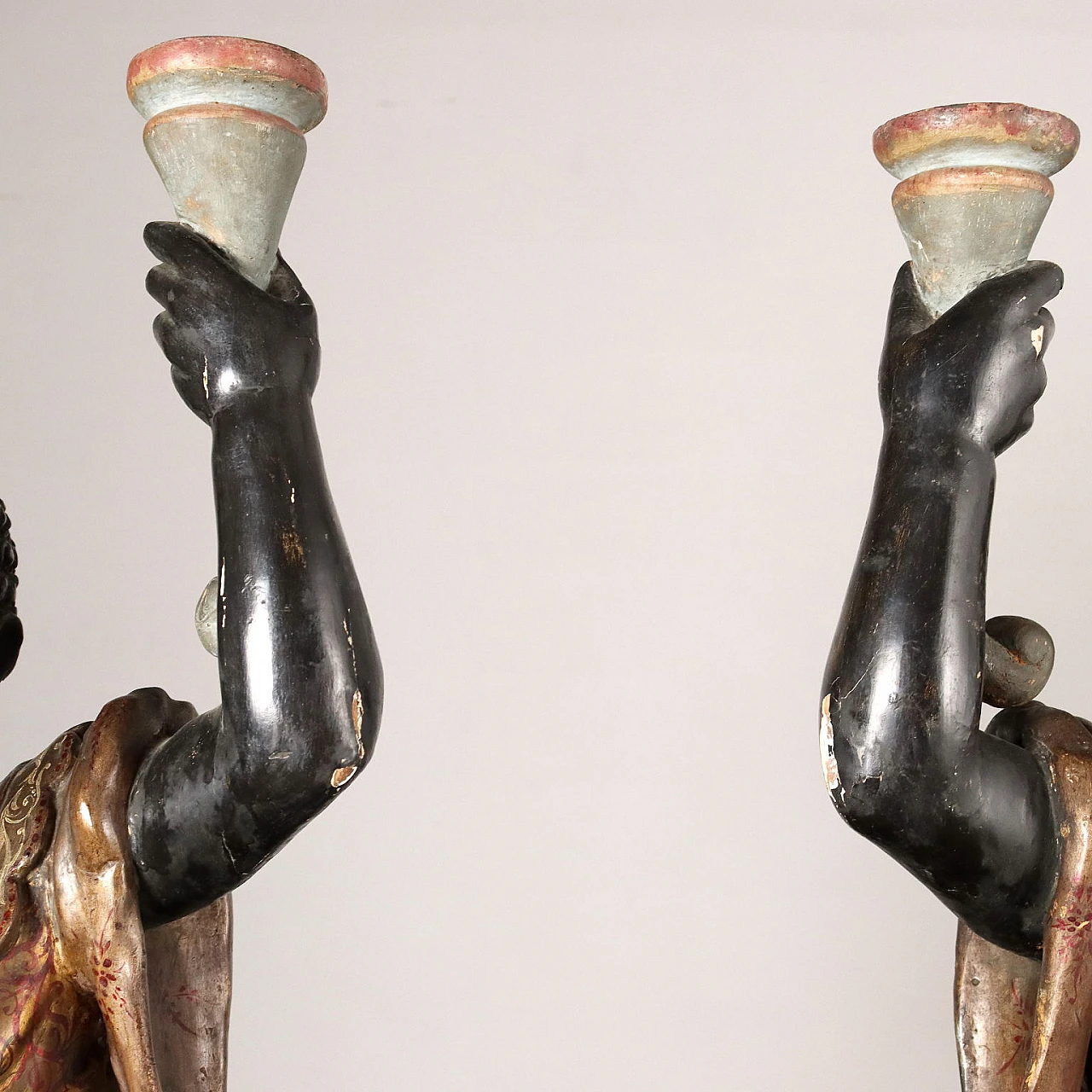 Pair of Venetian Reggicero Moors, early 19th century 3