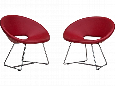 Pair of danish armchairs by Hee Welling for Nielaus Møbler, 2000's