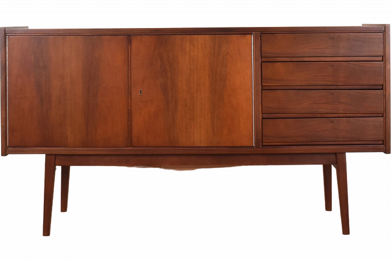 Mid-Century Walnut Sideboard by S. Albrecht, 1960s. 15