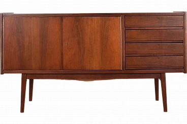 Mid-Century Walnut Sideboard by S. Albrecht, 1960s.