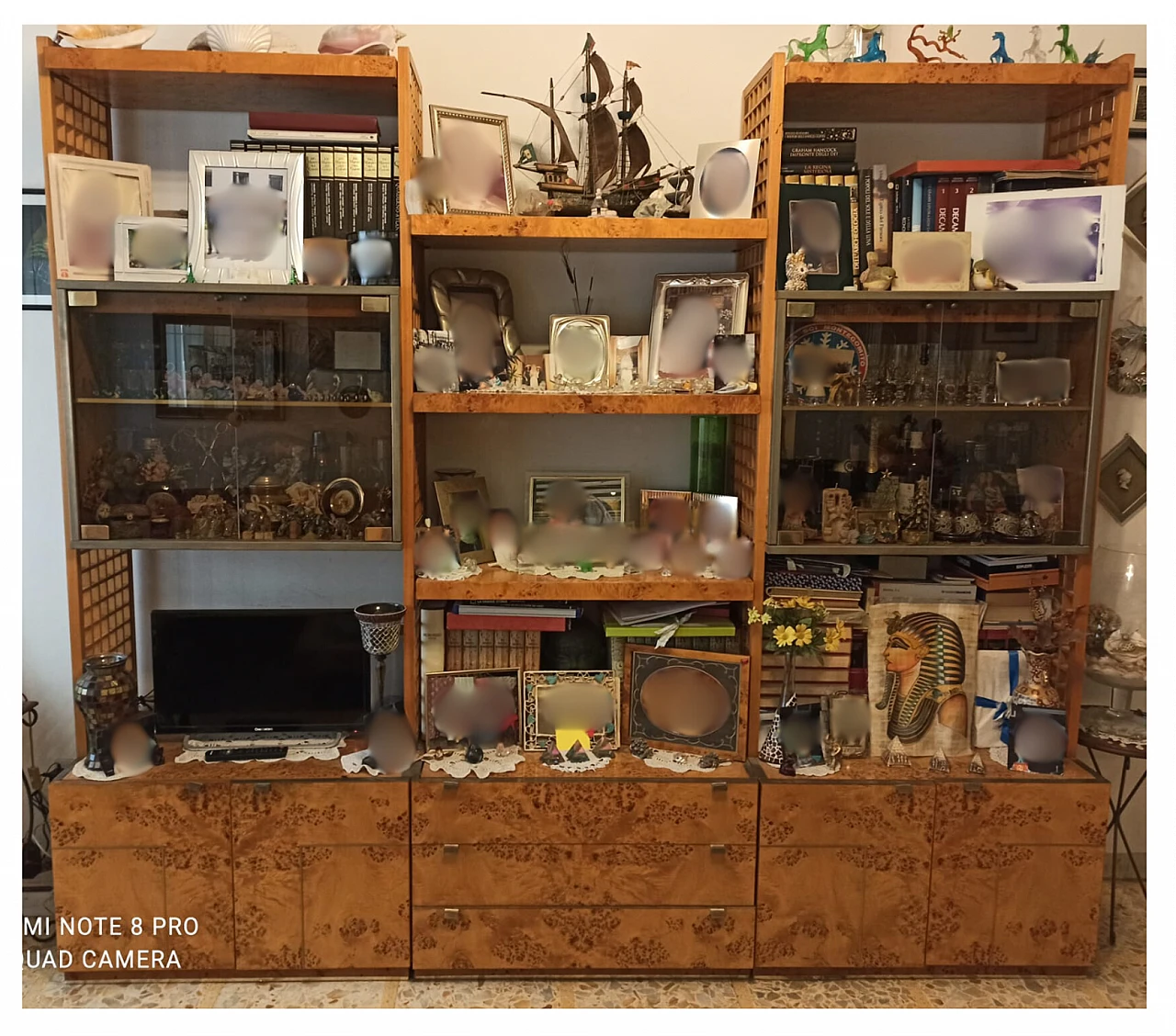 Gianluigi Gorgoni burl bookcase for Fratelli Turri, Italy, 1970s 1