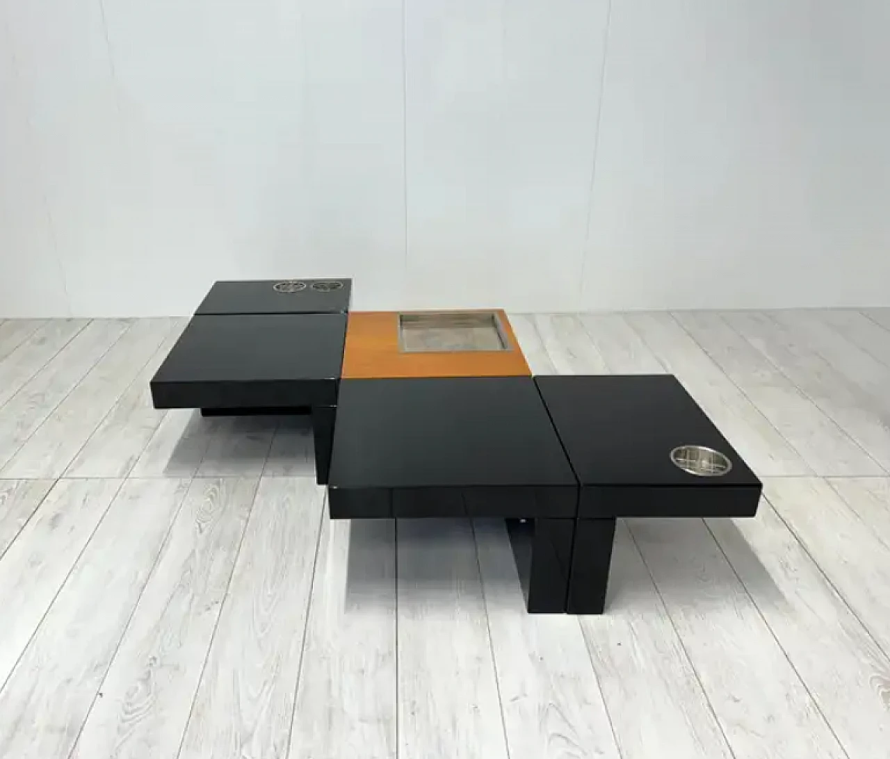 5 Nac modular coffee tables by Cesare Augusto Nava, 1970s 2