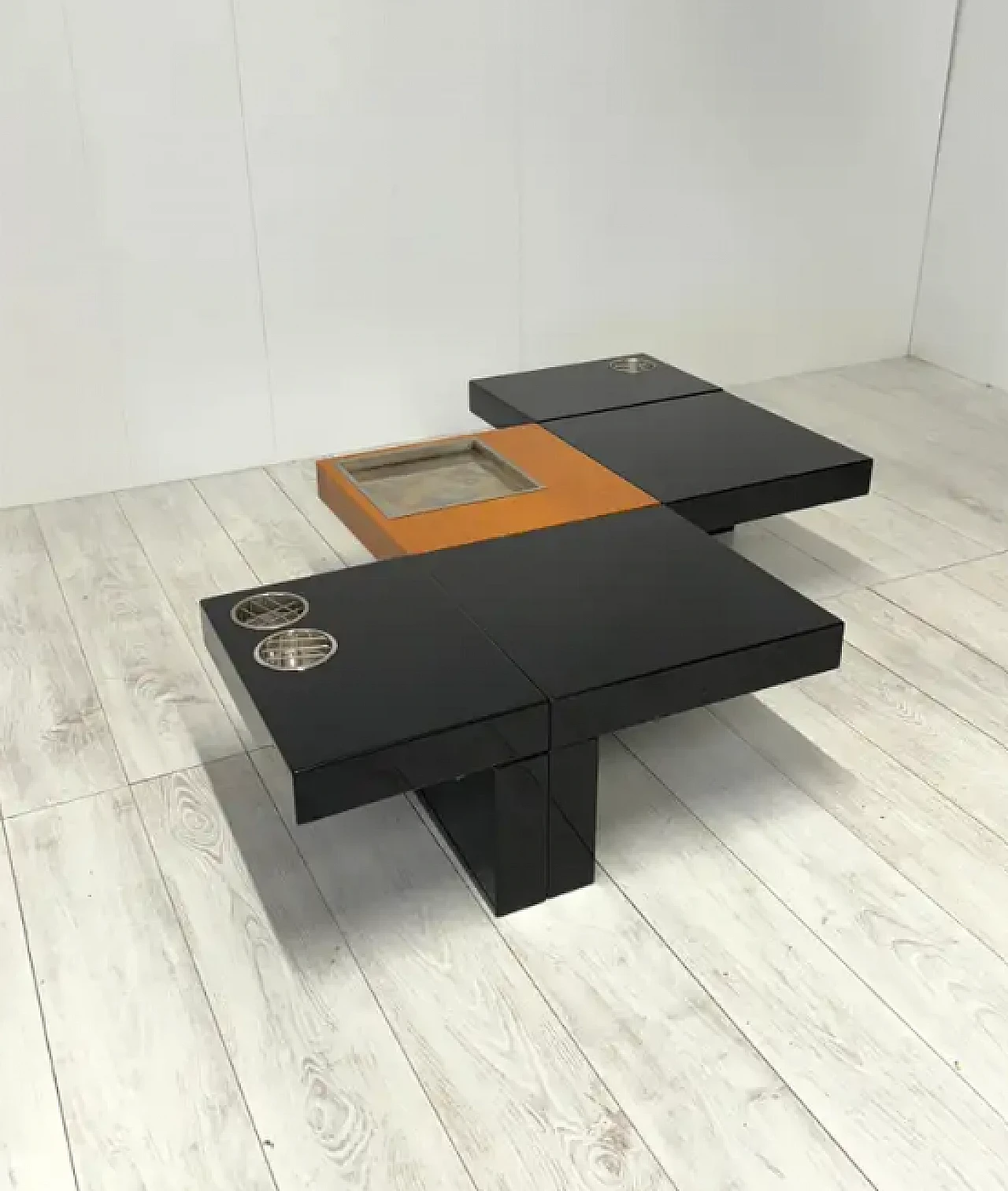 5 Nac modular coffee tables by Cesare Augusto Nava, 1970s 5