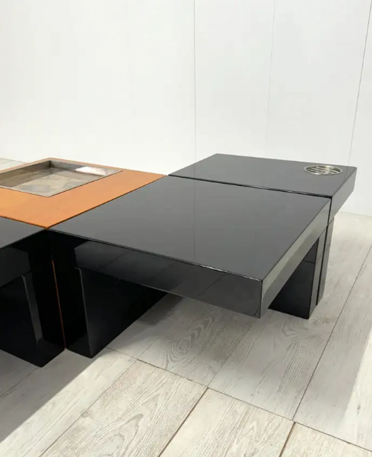 5 Nac modular coffee tables by Cesare Augusto Nava, 1970s 9