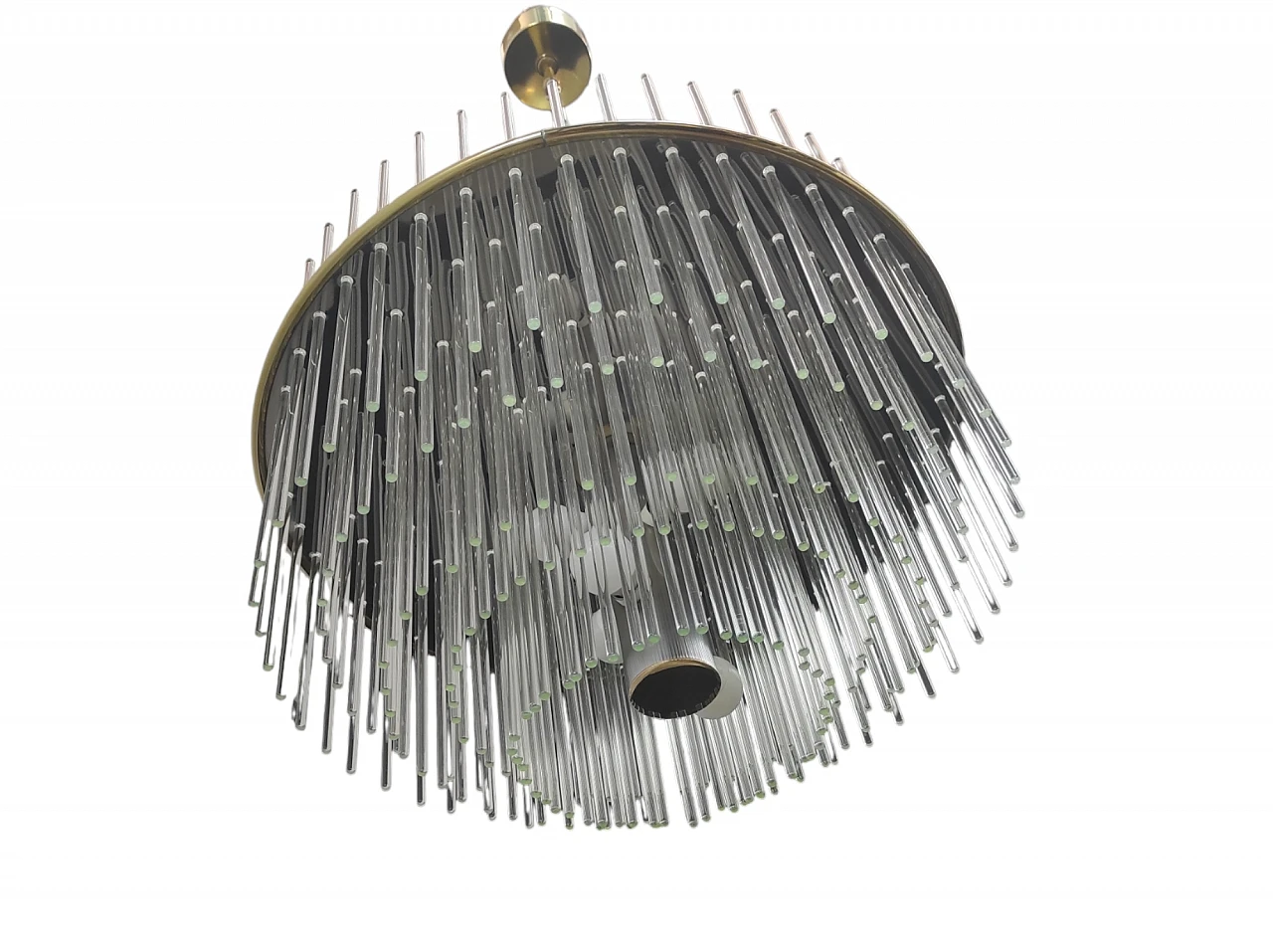 Suspension chandelier by G. Sciolari, 1970s 7