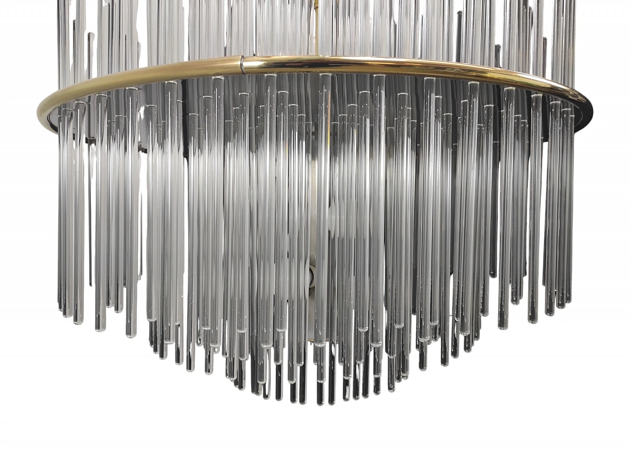 Suspension chandelier by G. Sciolari, 1970s 10