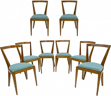 8 Ponti 940 Dining chairs by Gio Ponti for BBB Italia, 2000s