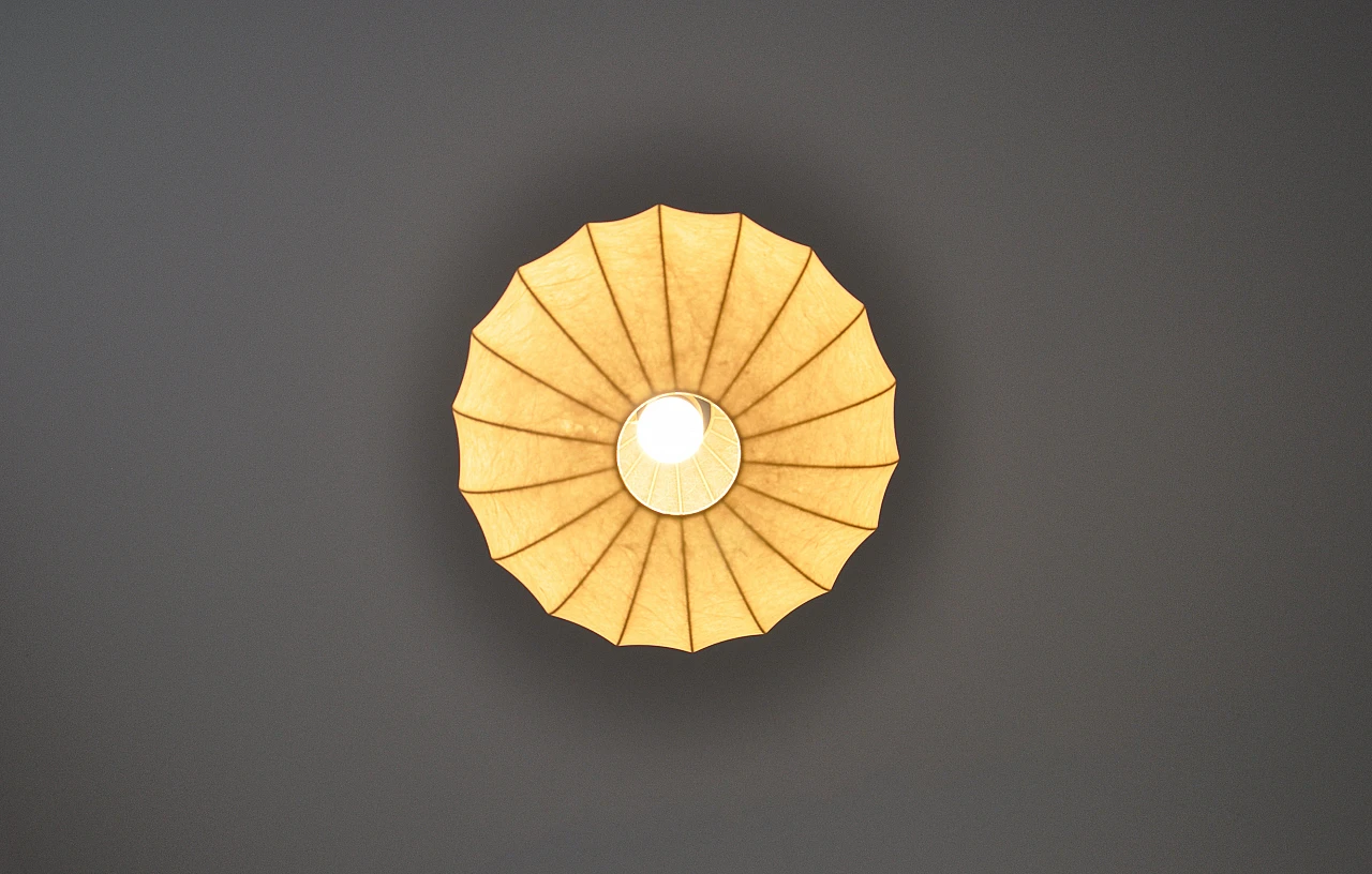 Cocoon hanging lamp by Achille & Pier Giacomo Castiglioni for Flos,60s 8