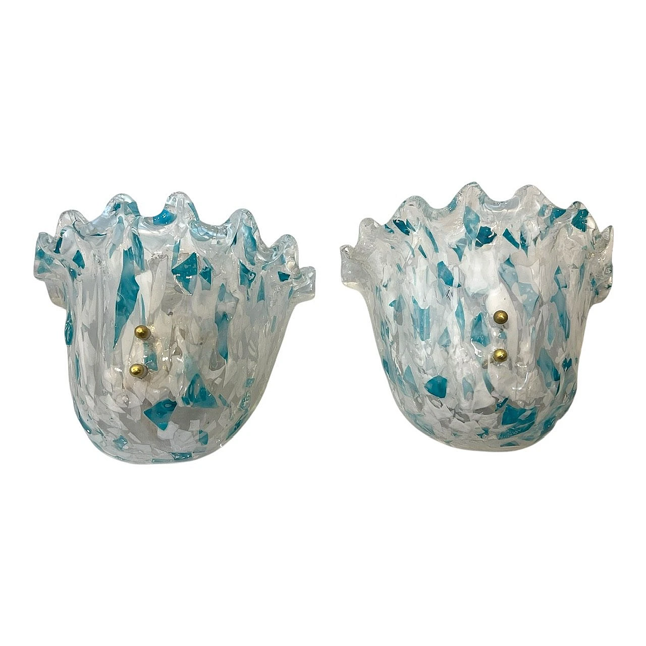 Murano Glass Sconces Set of 2 1