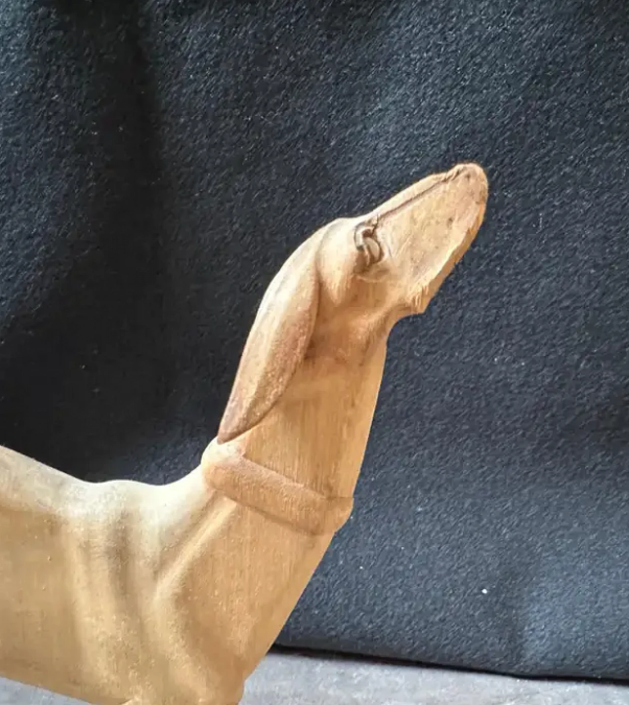 Hand-carved greyhound figure in Art Carved style, 1930s 6