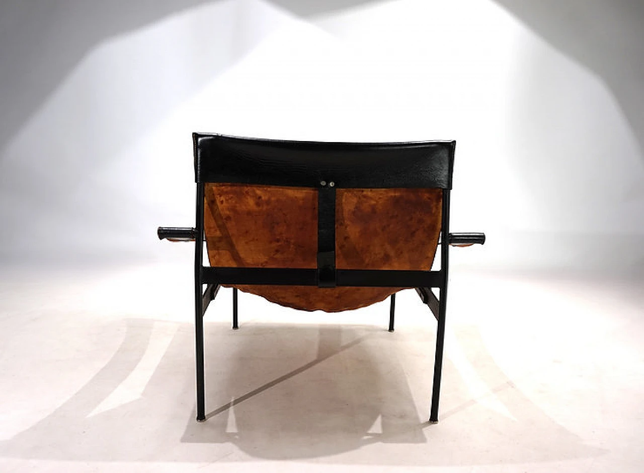 Tecta D99 leather lounge armchair by Hans Könecke, 1960s 2