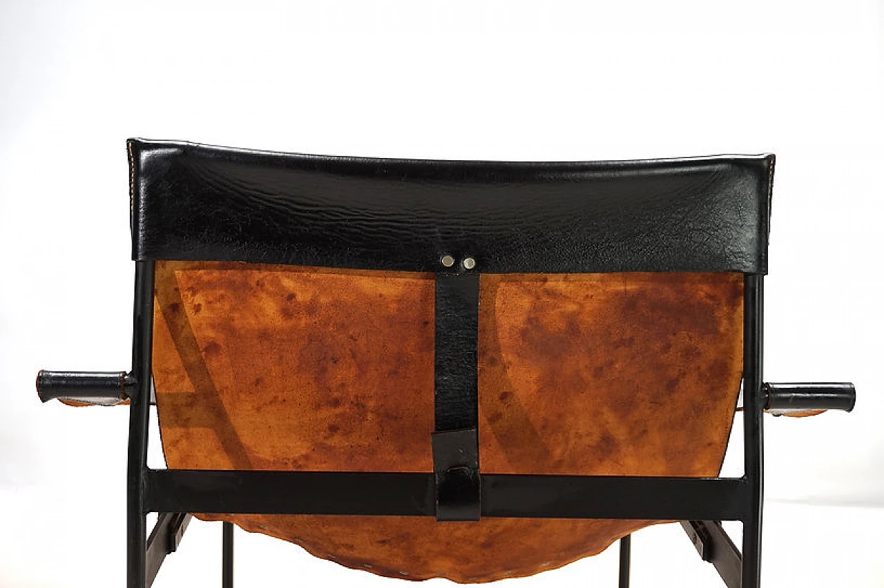 Tecta D99 leather lounge armchair by Hans Könecke, 1960s 4