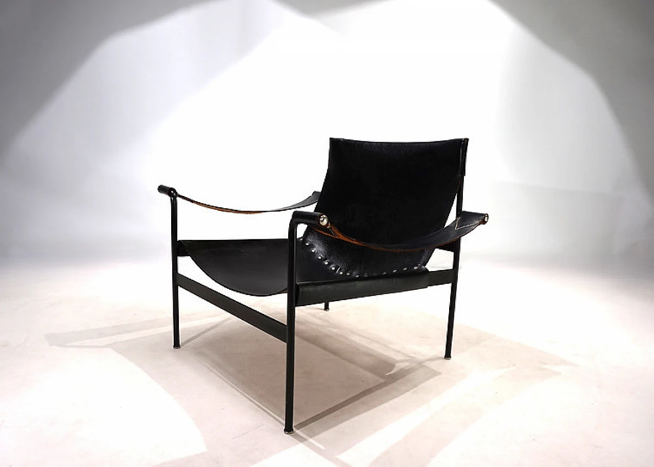 Tecta D99 leather lounge armchair by Hans Könecke, 1960s 13