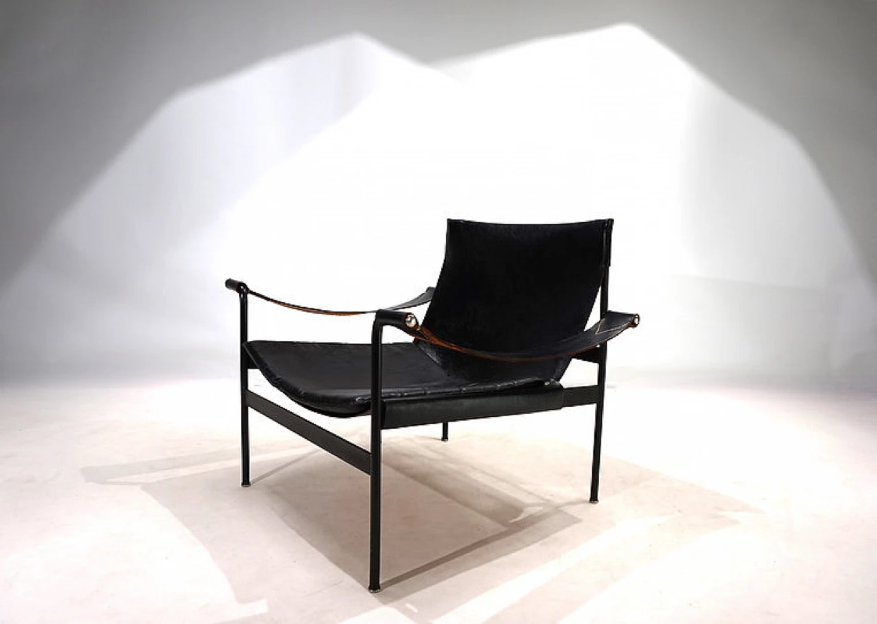 Tecta D99 leather lounge armchair by Hans Könecke, 1960s 15