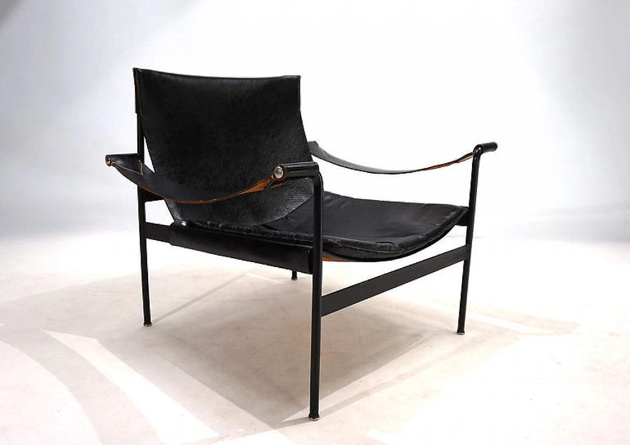 Tecta D99 leather lounge armchair by Hans Könecke, 1960s 16