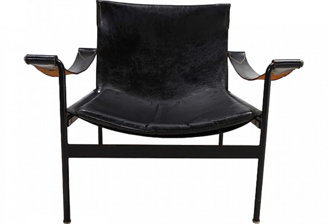 Tecta D99 leather lounge armchair by Hans Könecke, 1960s 17