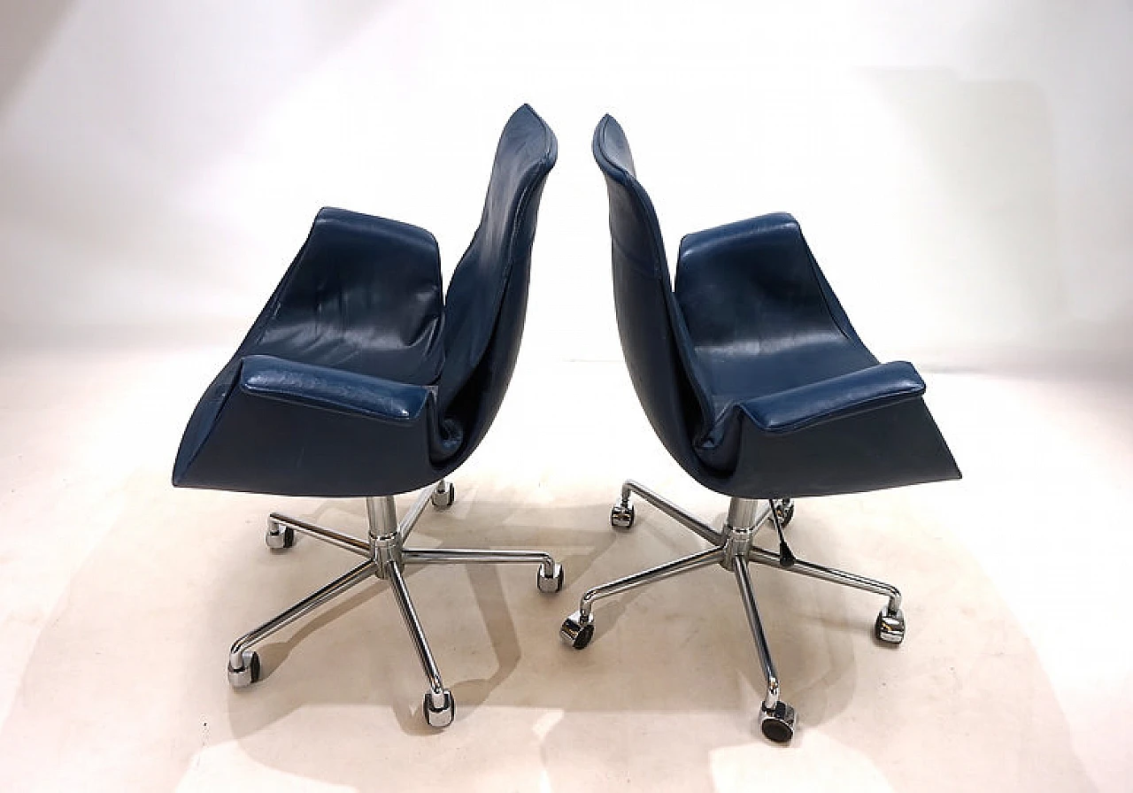 Pair of Kill International 6727 chairs by Fabricius & Kastholm, 1960s 1