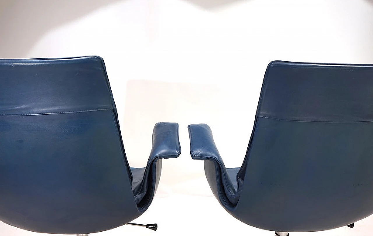 Pair of Kill International 6727 chairs by Fabricius & Kastholm, 1960s 3