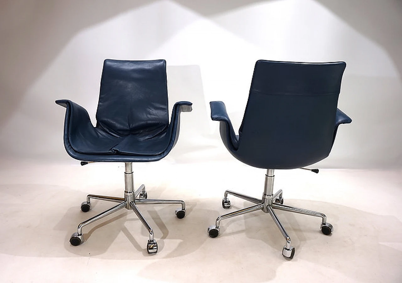 Pair of Kill International 6727 chairs by Fabricius & Kastholm, 1960s 12