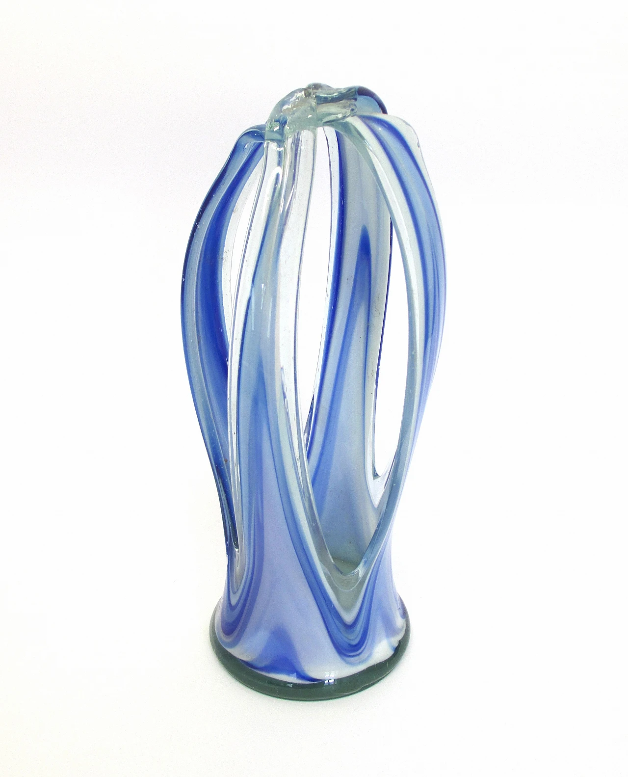 Artistic blown Murano glass vase, 1900s 1