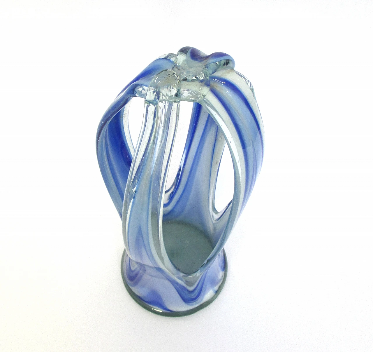 Artistic blown Murano glass vase, 1900s 3