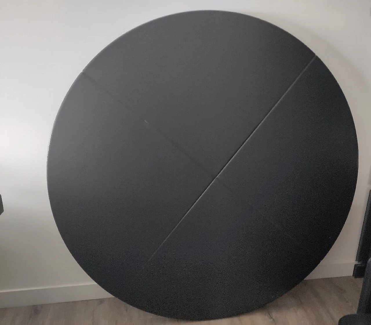 Tavolo Ceo 150 e 4 poltroncine Thf 96 in pelle nera per Poltrona Frau 10