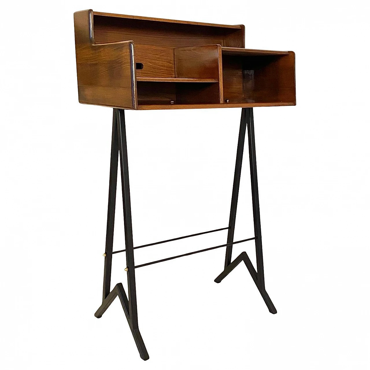 Console in solid beech by Fimsa, 1960s 1