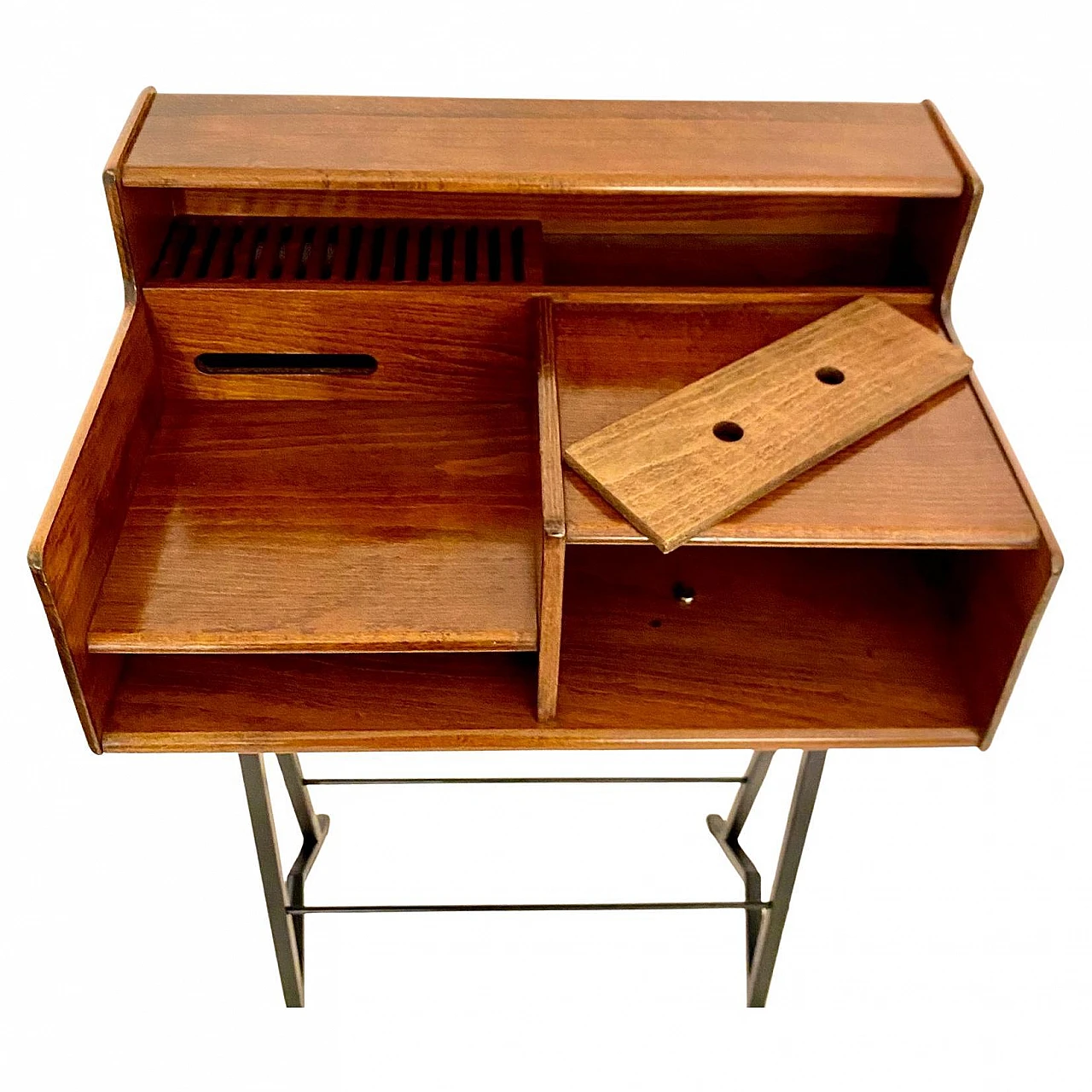 Console in solid beech by Fimsa, 1960s 8