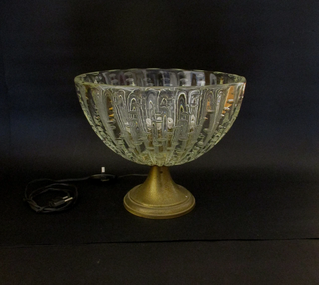 Barovier & Toso lamp in Murano glass, 1950s 1