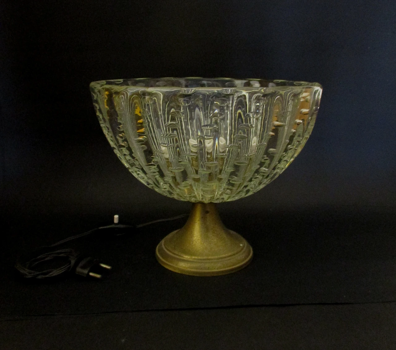 Barovier & Toso lamp in Murano glass, 1950s 2