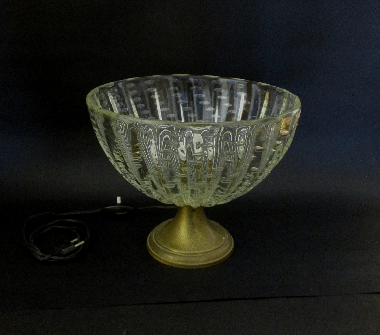 Barovier & Toso lamp in Murano glass, 1950s 3