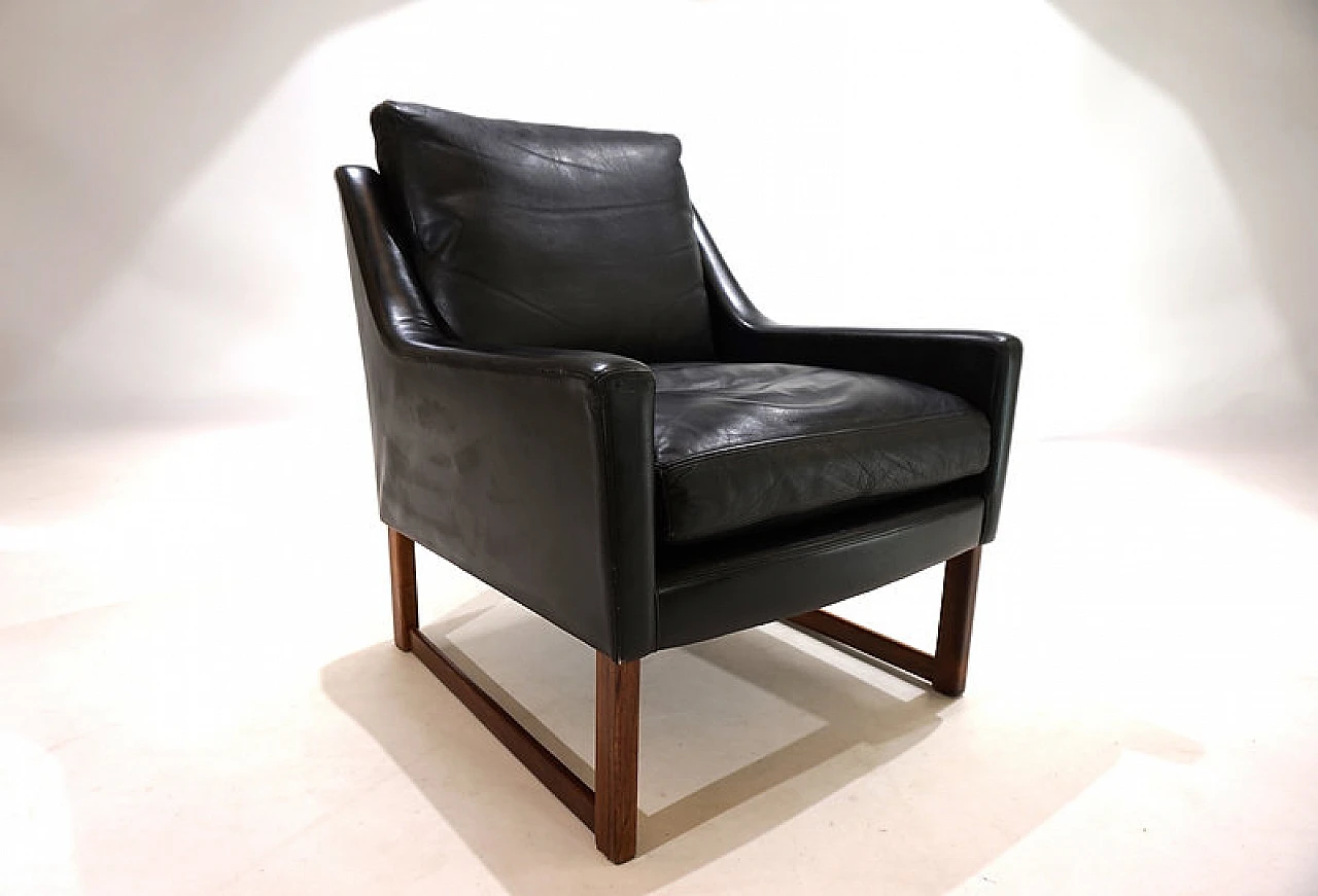 Kill International leather armchair by Rudolf Bernd Glatzel, 1960s 4