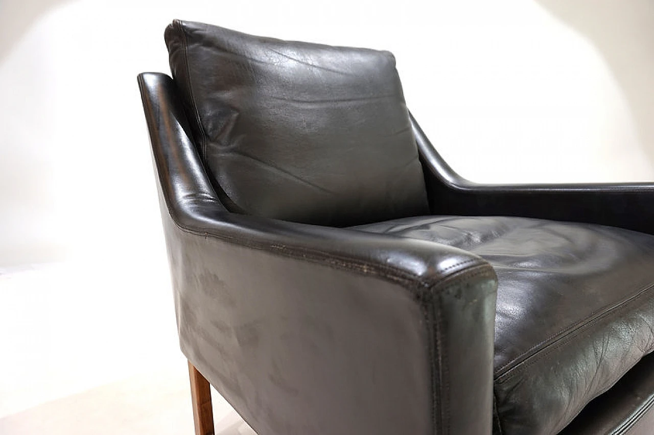 Kill International leather armchair by Rudolf Bernd Glatzel, 1960s 5