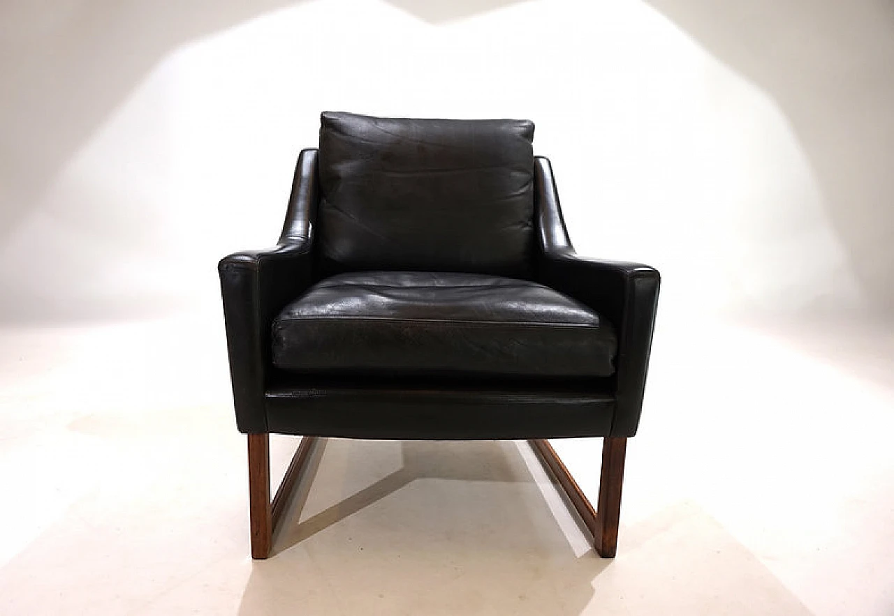 Kill International leather armchair by Rudolf Bernd Glatzel, 1960s 7