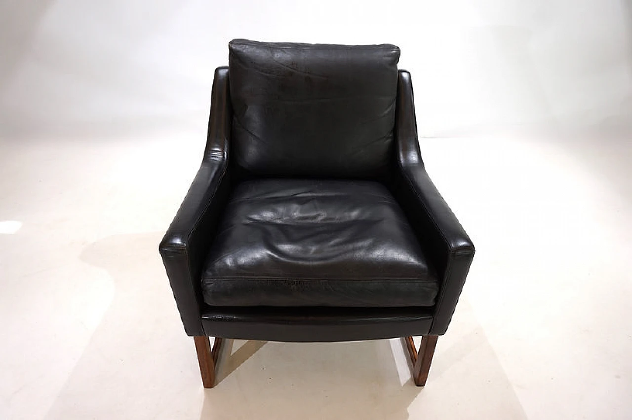 Kill International leather armchair by Rudolf Bernd Glatzel, 1960s 9