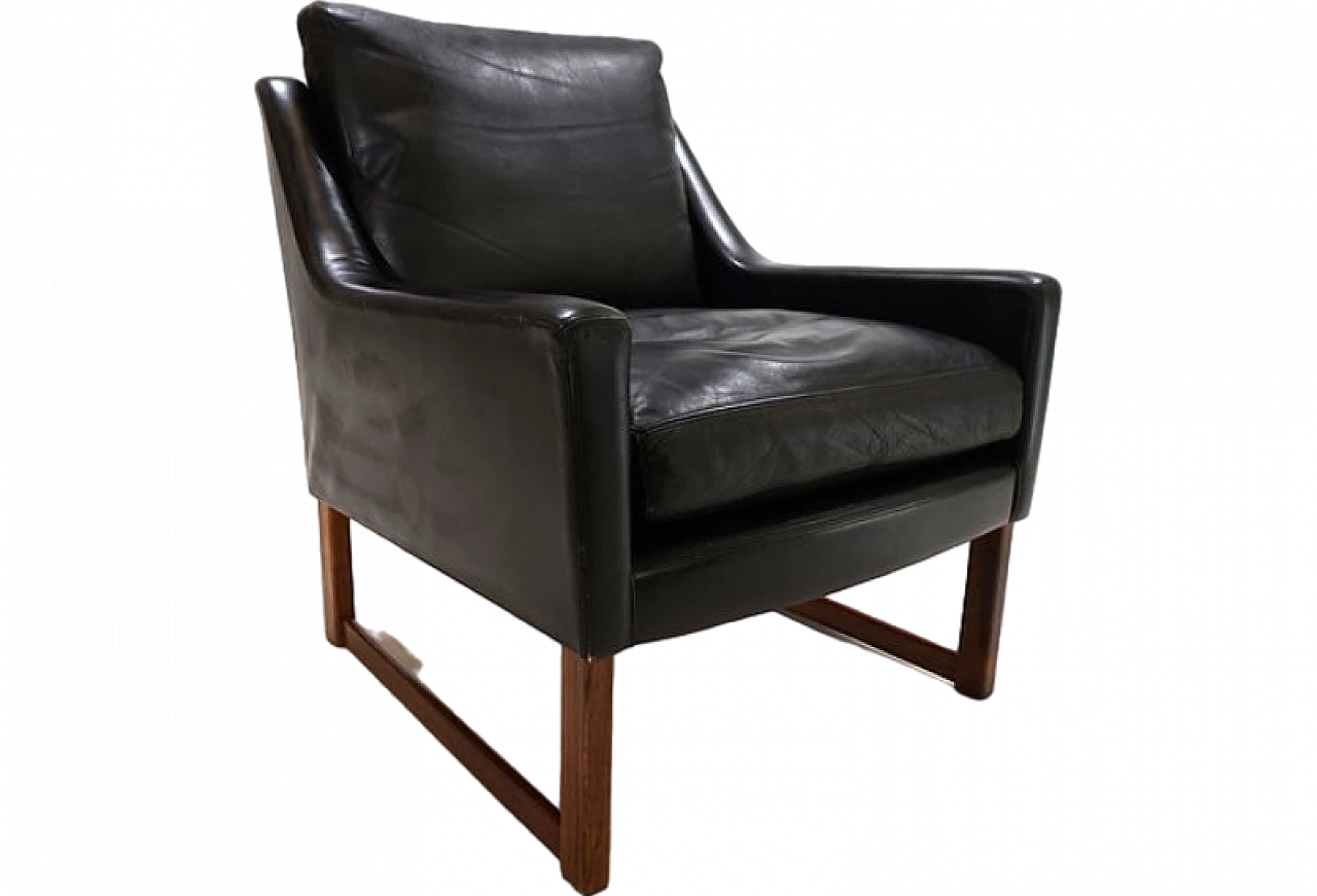 Kill International leather armchair by Rudolf Bernd Glatzel, 1960s 15