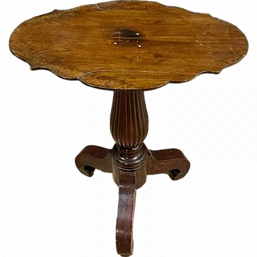 Wooden biscuit table, mid-19th century