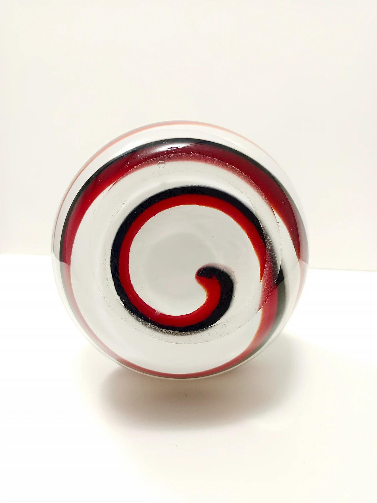 Postmodern vase attr. to Carlo Moretti in policrome glass, 1970s 4