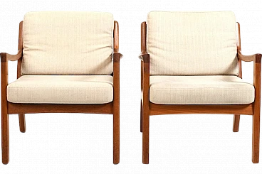 Pair of Senator armchairs by Ole Wanscher for France & Son, 1960s