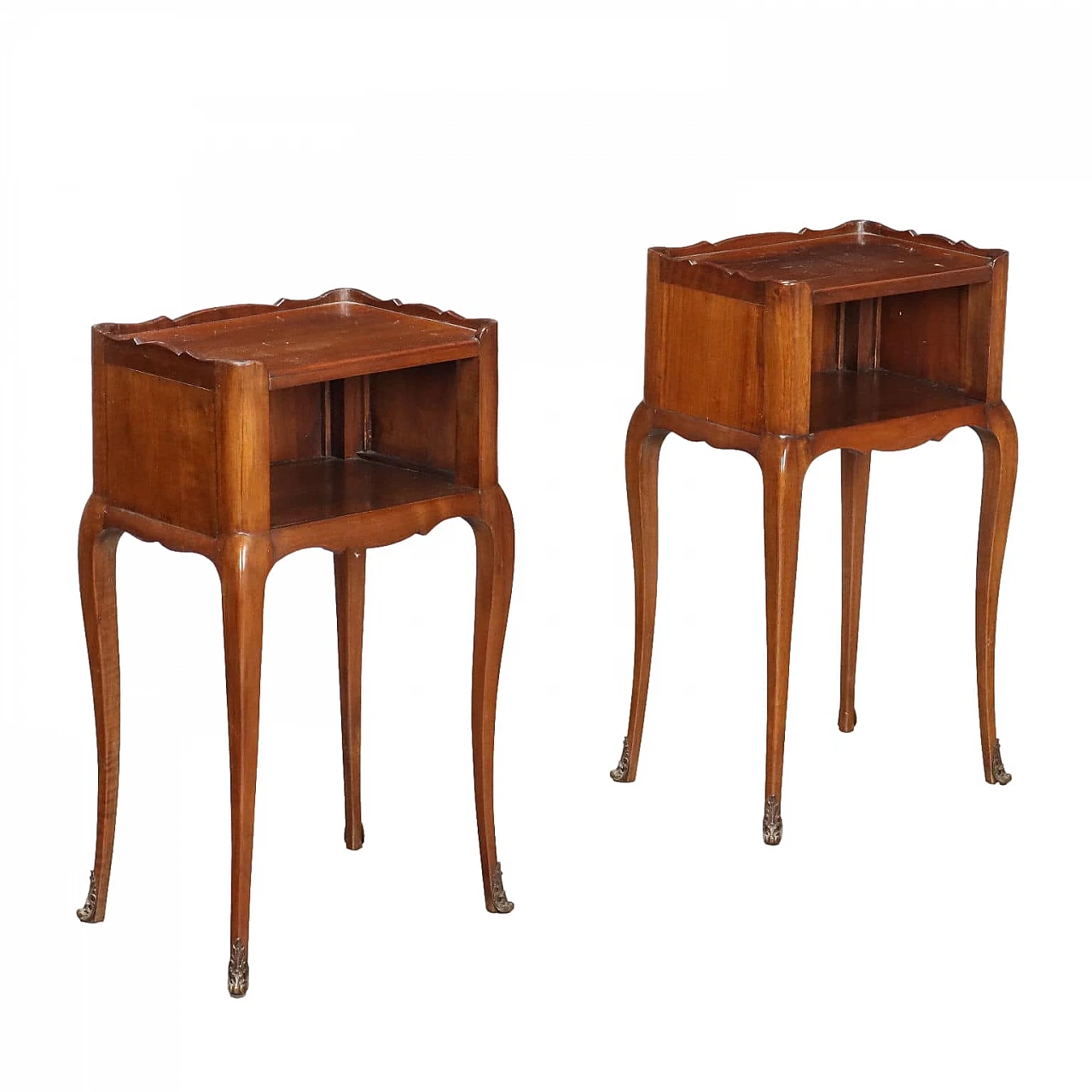 Franch bedside tables in mahogany, mid-20th century 1