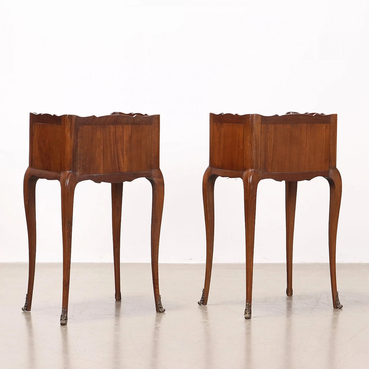 Franch bedside tables in mahogany, mid-20th century 9