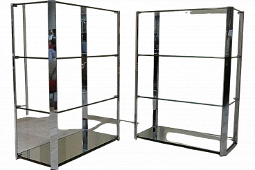 Open display cabinets from Cidue, 70s