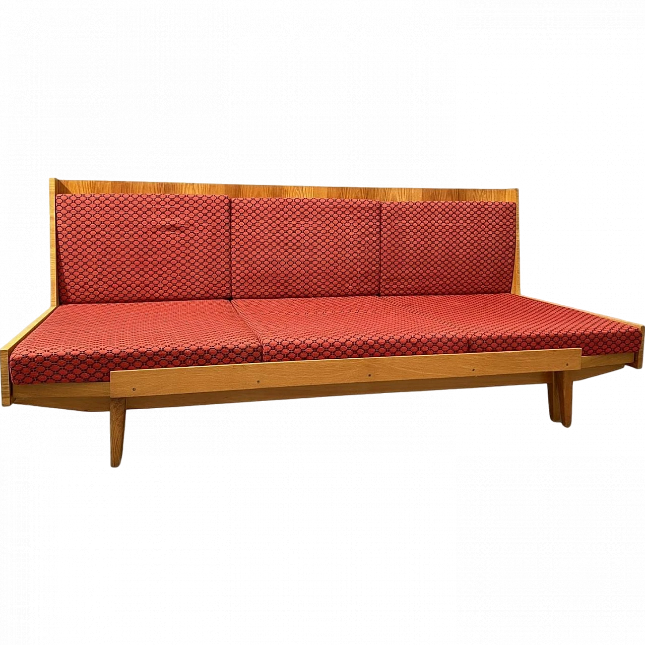 Midcentury Folding Sofabed by Drevotvar, 1970s, Czechoslovakia 30